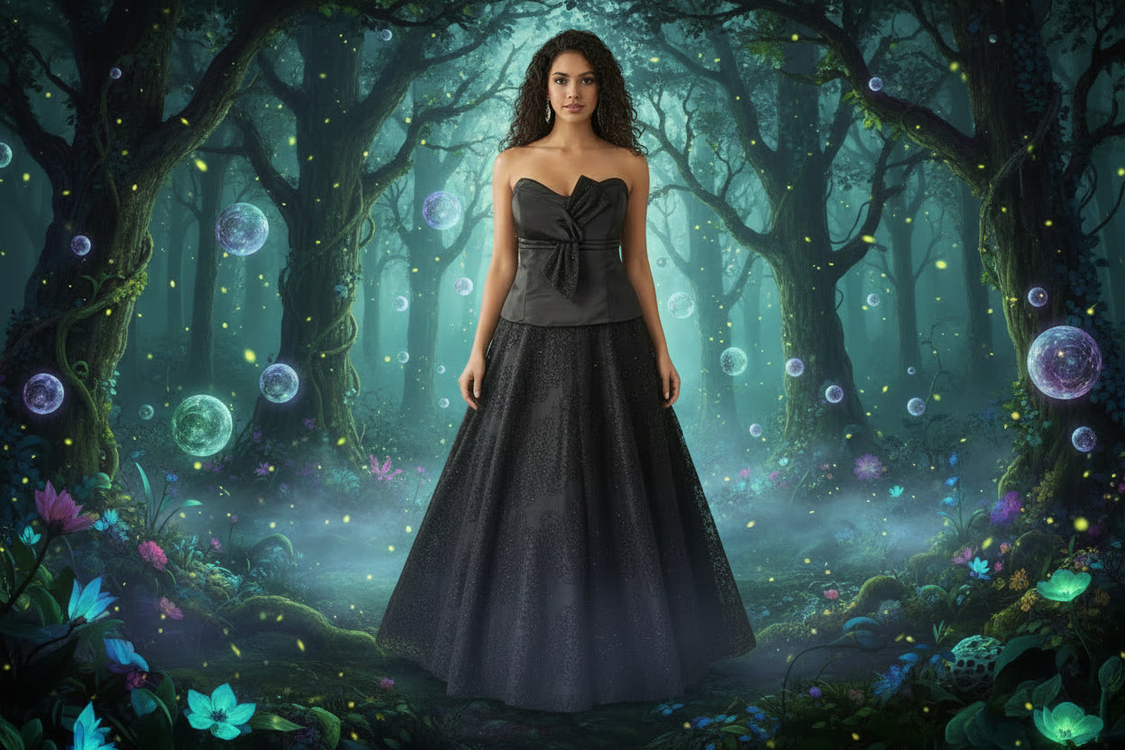Black Ball Gown
