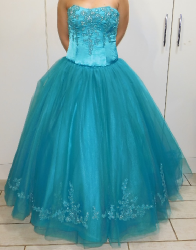 Turquoise Ball Gown