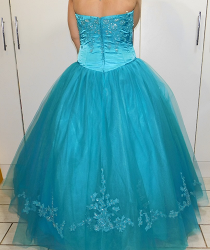 Turquoise Ball Gown